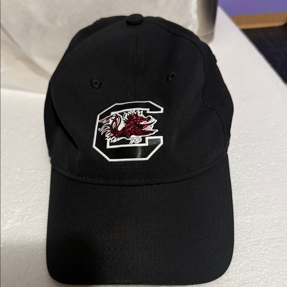 Under Armour Black Hat with Red Logo